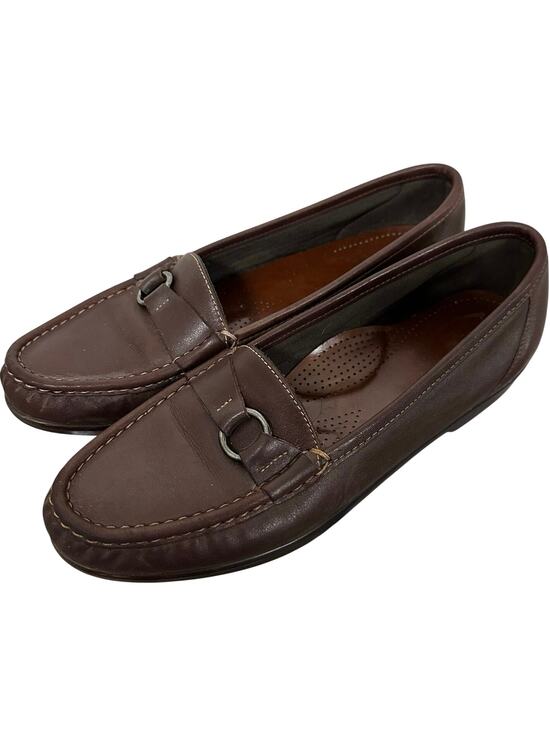 SAS Shoes - Women's SAS Brown Leather Horsebit Loafers Tripad Comfort Slip-Ons Size 7.5